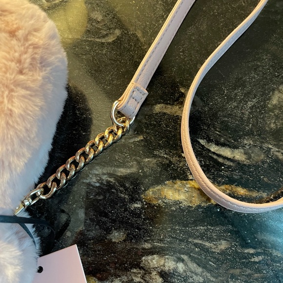Fuzzy Juicy Couture Dusty Blush Mini Tote - Picture 6 of 11